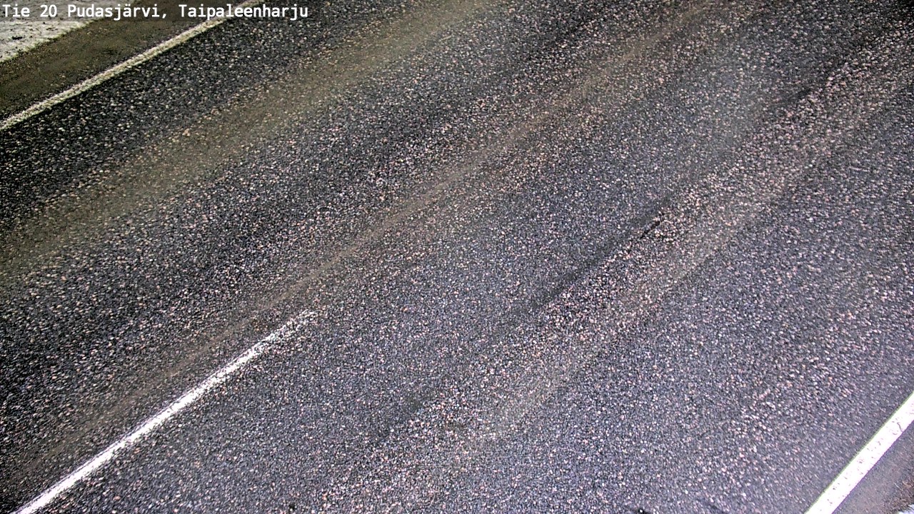 Kelikamerat Kuva Tie 20 Pudasjärvi, Taipaleenharju, Pudasjärvi, Pohjois-Pohjanmaa