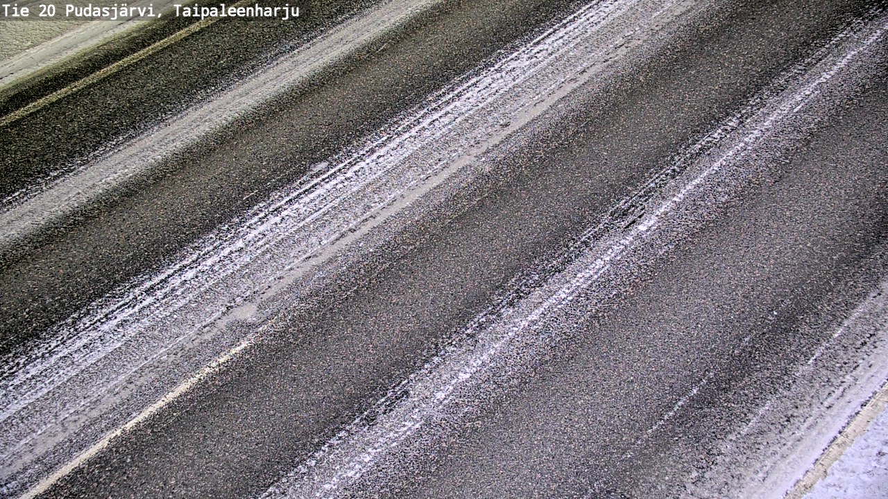 Kelikamerat Kuva Tie 20 Pudasjärvi, Taipaleenharju, Pudasjärvi, Pohjois-Pohjanmaa