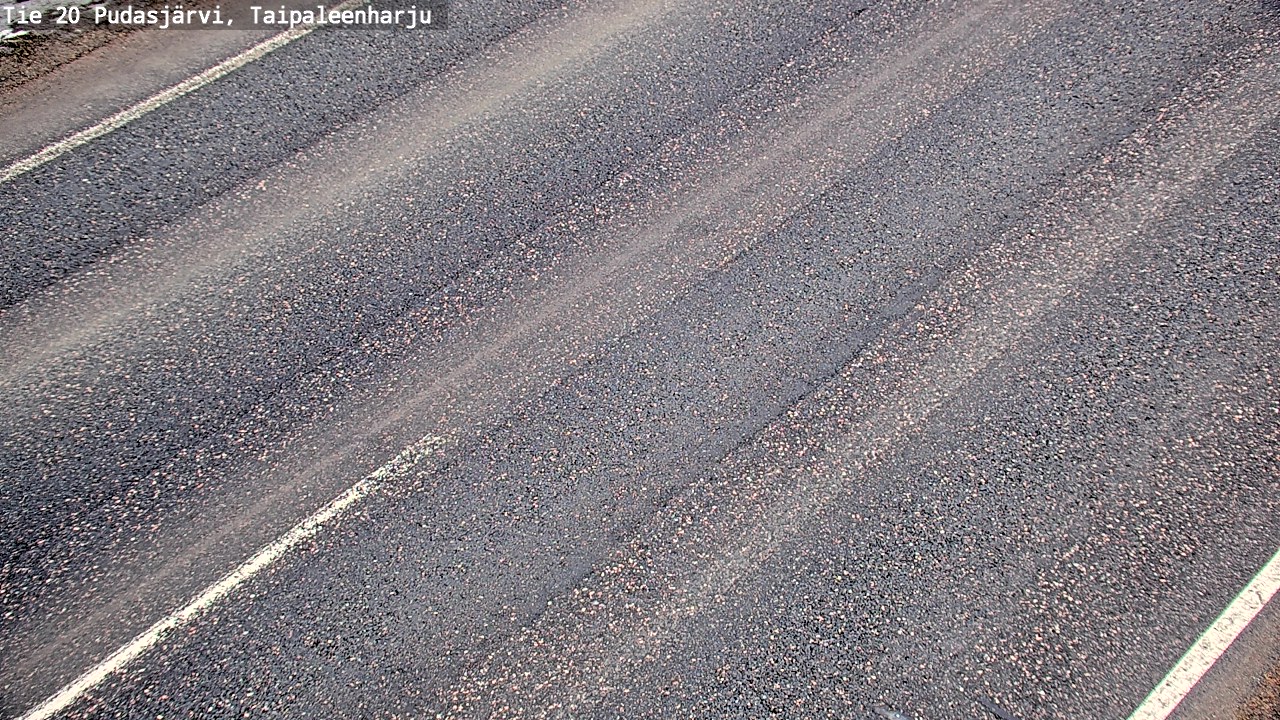 Kelikamerat Kuva Tie 20 Pudasjärvi, Taipaleenharju, Pudasjärvi, Pohjois-Pohjanmaa