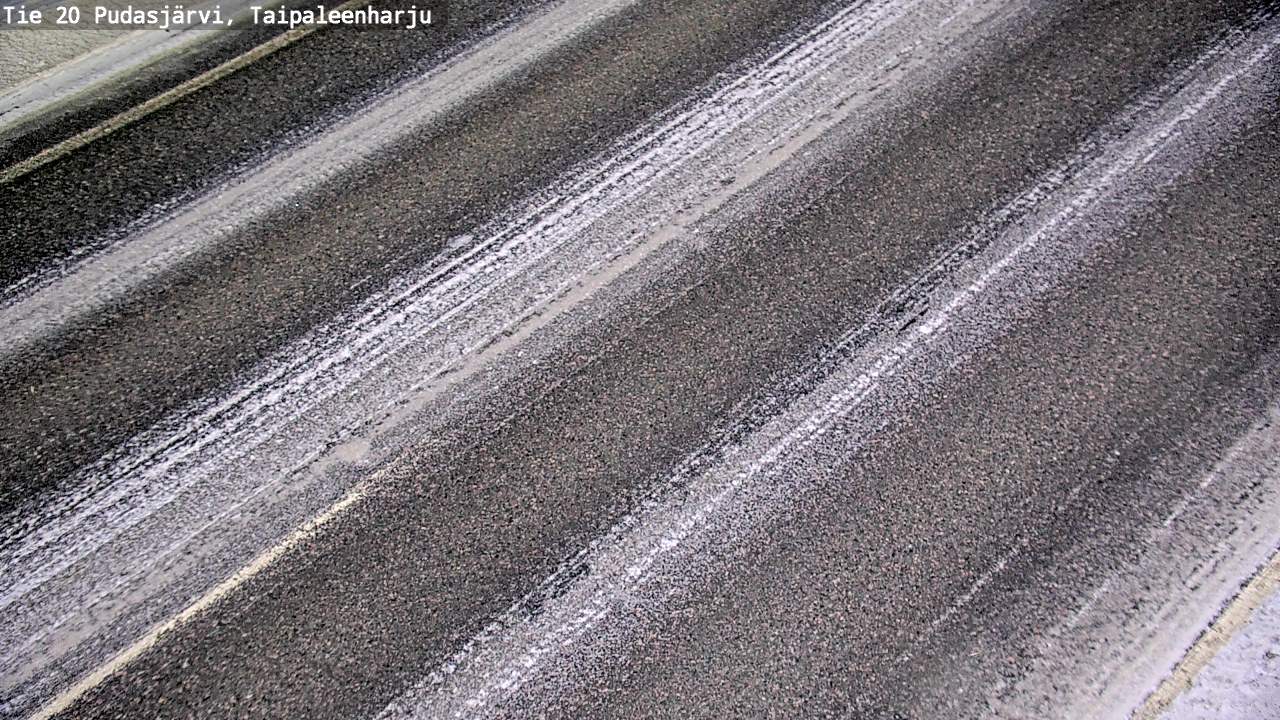 Kelikamerat Kuva Tie 20 Pudasjärvi, Taipaleenharju, Pudasjärvi, Pohjois-Pohjanmaa