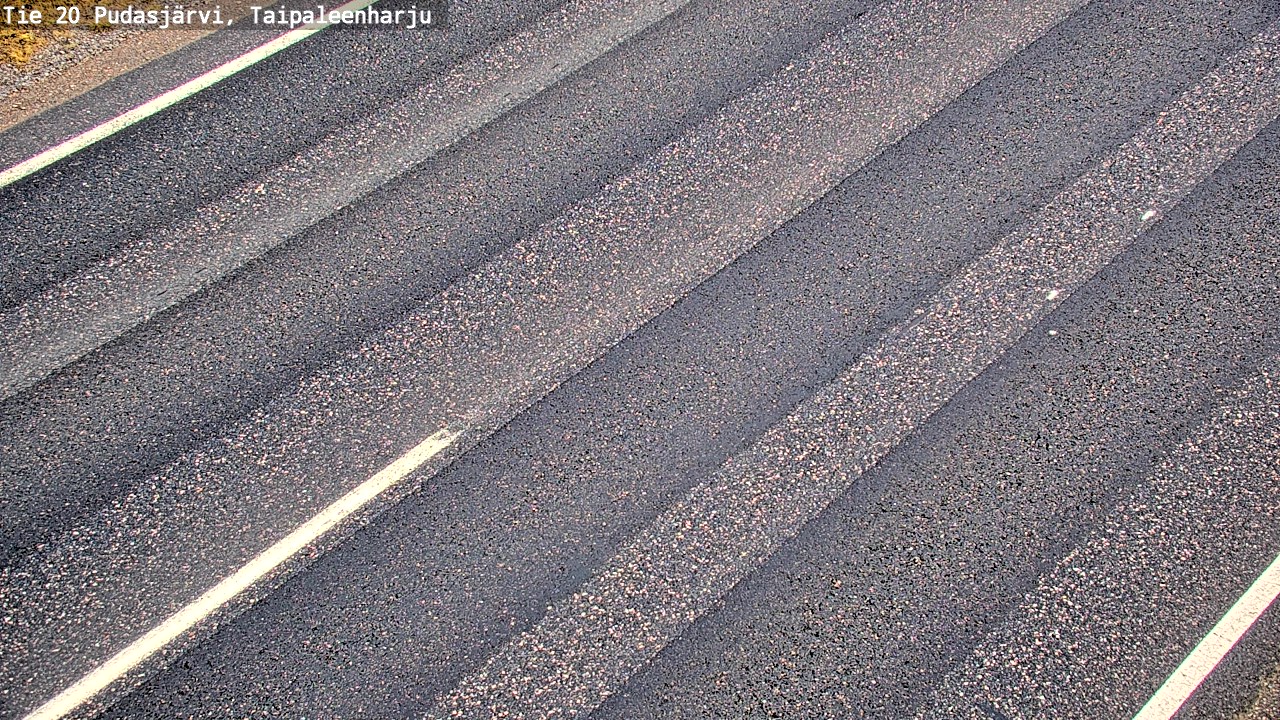 Kelikamerat Kuva Tie 20 Pudasjärvi, Taipaleenharju, Pudasjärvi, Pohjois-Pohjanmaa