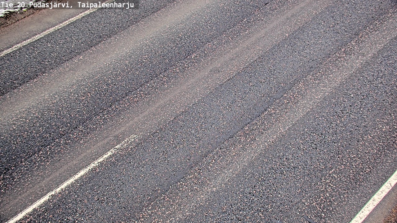Kelikamerat Kuva Tie 20 Pudasjärvi, Taipaleenharju, Pudasjärvi, Pohjois-Pohjanmaa