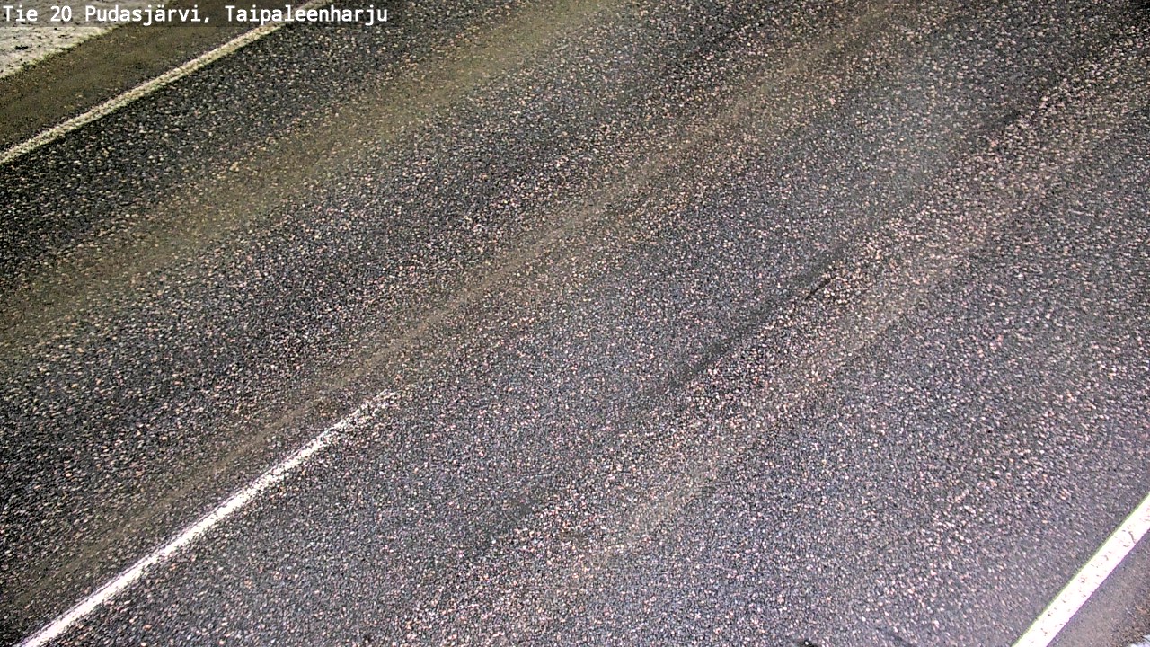 Kelikamerat Kuva Tie 20 Pudasjärvi, Taipaleenharju, Pudasjärvi, Pohjois-Pohjanmaa