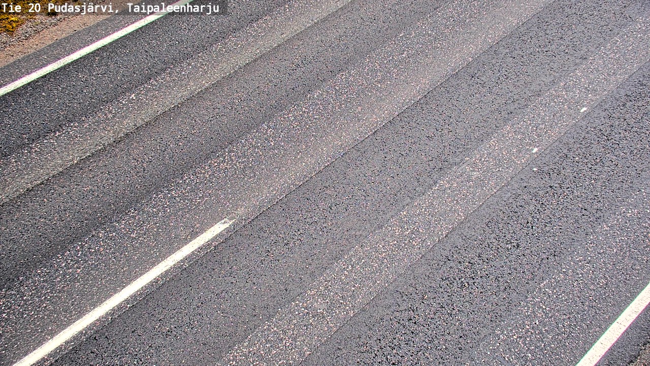 Kelikamerat Kuva Tie 20 Pudasjärvi, Taipaleenharju, Pudasjärvi, Pohjois-Pohjanmaa