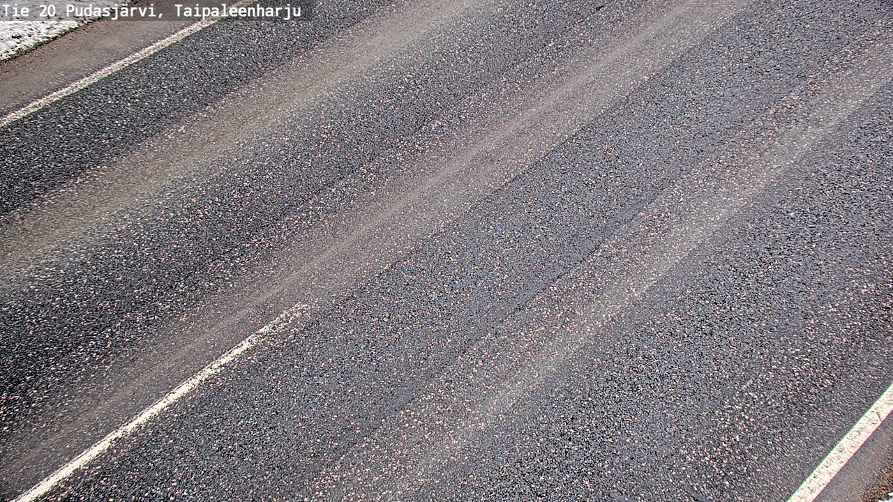 Kelikamerat Kuva Tie 20 Pudasjärvi, Taipaleenharju, Pudasjärvi, Pohjois-Pohjanmaa