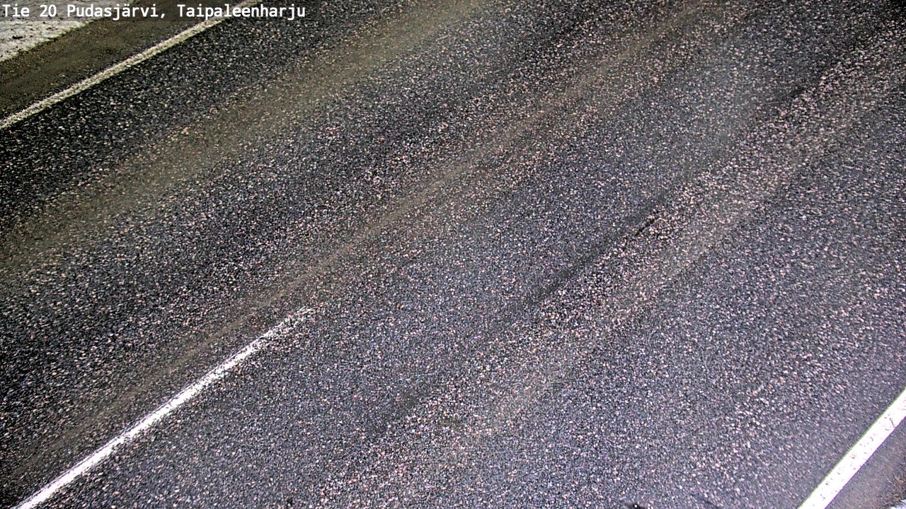 Kelikamerat Kuva Tie 20 Pudasjärvi, Taipaleenharju, Pudasjärvi, Pohjois-Pohjanmaa