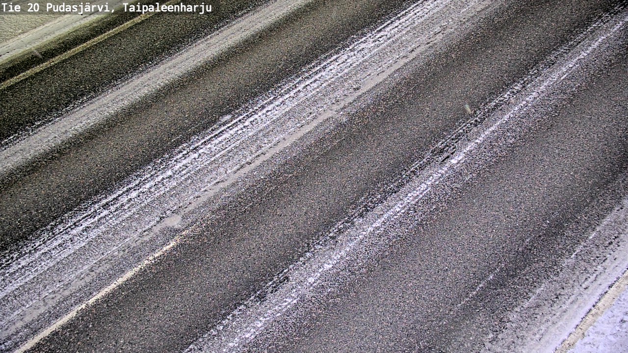 Kelikamerat Kuva Tie 20 Pudasjärvi, Taipaleenharju, Pudasjärvi, Pohjois-Pohjanmaa