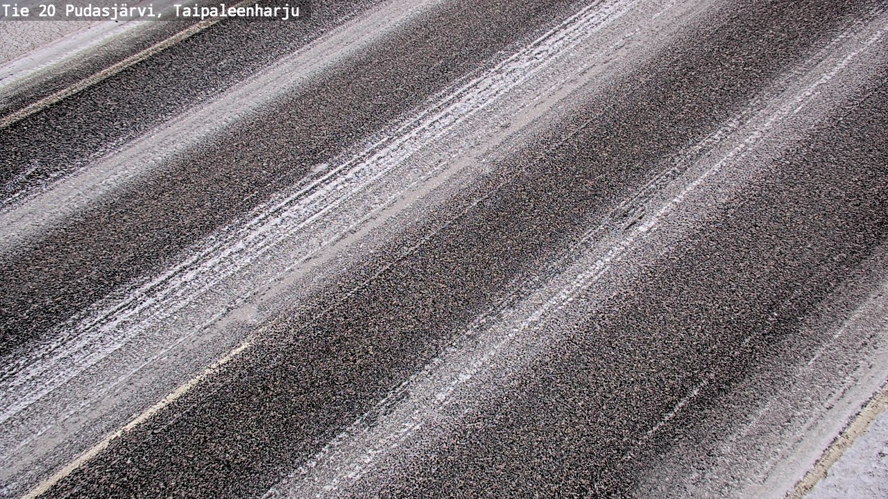 Kelikamerat Kuva Tie 20 Pudasjärvi, Taipaleenharju, Pudasjärvi, Pohjois-Pohjanmaa