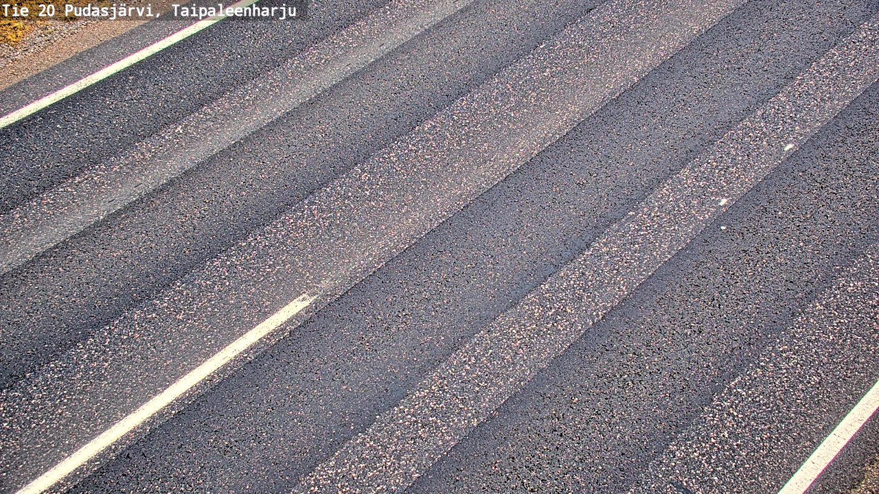 Kelikamerat Kuva Tie 20 Pudasjärvi, Taipaleenharju, Pudasjärvi, Pohjois-Pohjanmaa