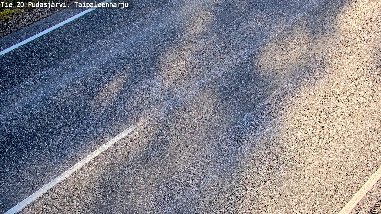 Weather Camera Image Road 20 Pudasjärvi, Taipaleenharju, Pudasjärvi, Pohjois-Pohjanmaa