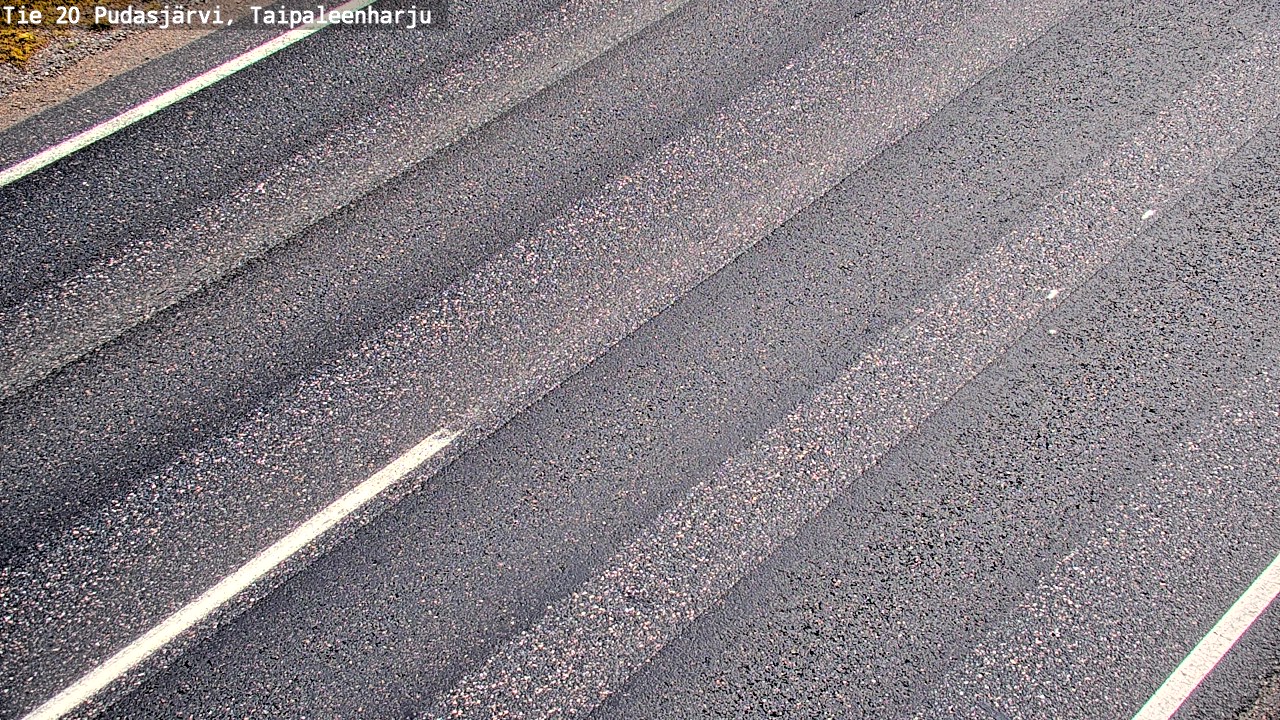 Kelikamerat Kuva Tie 20 Pudasjärvi, Taipaleenharju, Pudasjärvi, Pohjois-Pohjanmaa