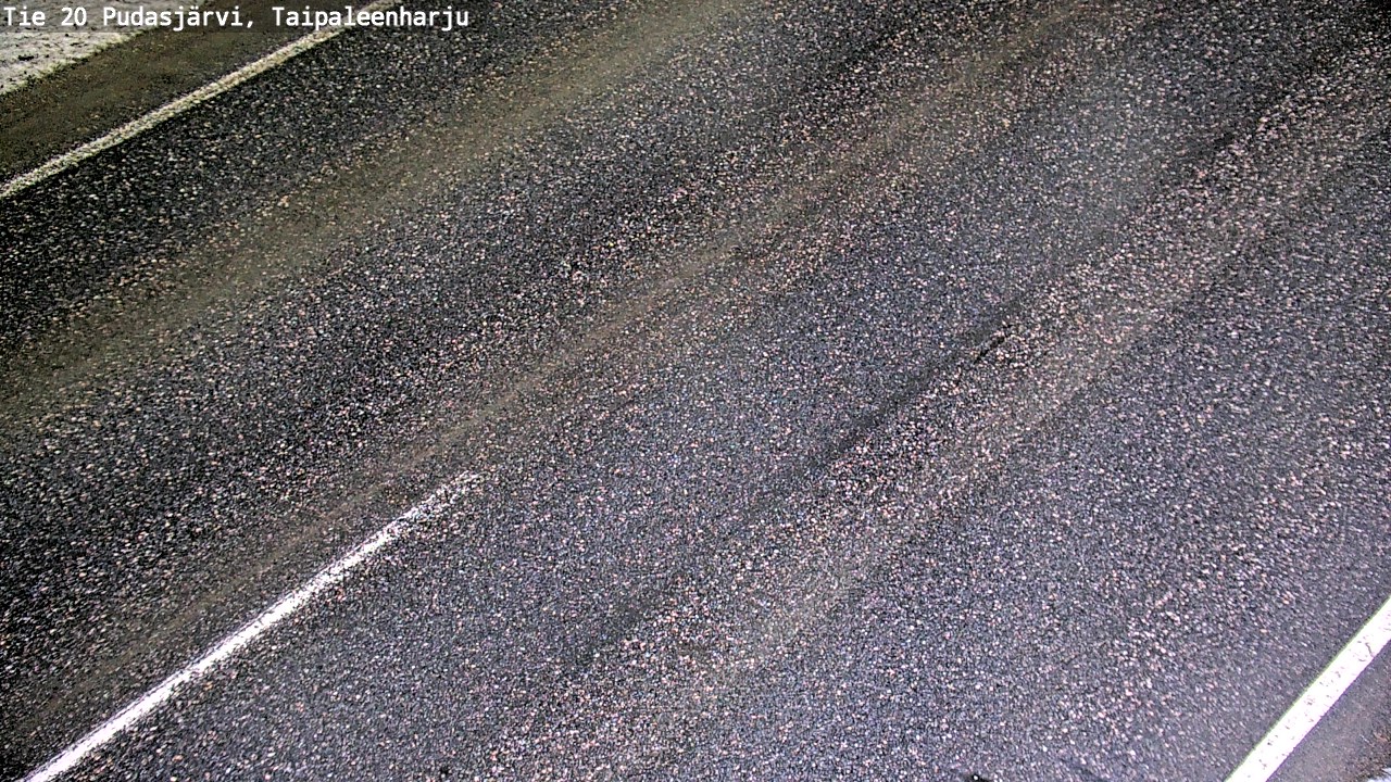 Kelikamerat Kuva Tie 20 Pudasjärvi, Taipaleenharju, Pudasjärvi, Pohjois-Pohjanmaa