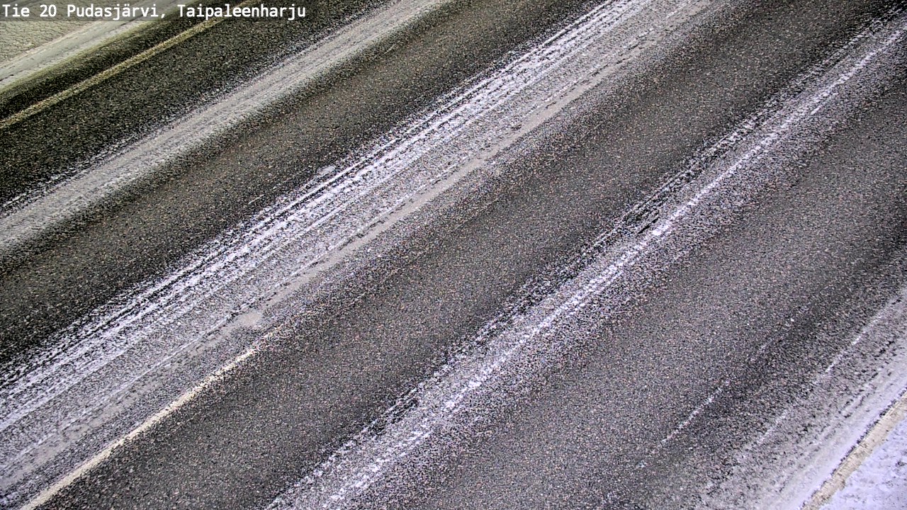 Kelikamerat Kuva Tie 20 Pudasjärvi, Taipaleenharju, Pudasjärvi, Pohjois-Pohjanmaa