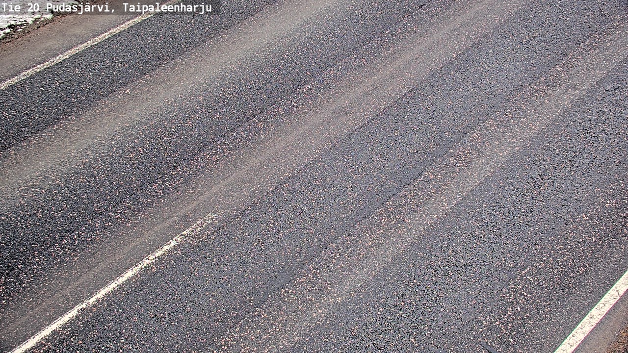 Kelikamerat Kuva Tie 20 Pudasjärvi, Taipaleenharju, Pudasjärvi, Pohjois-Pohjanmaa