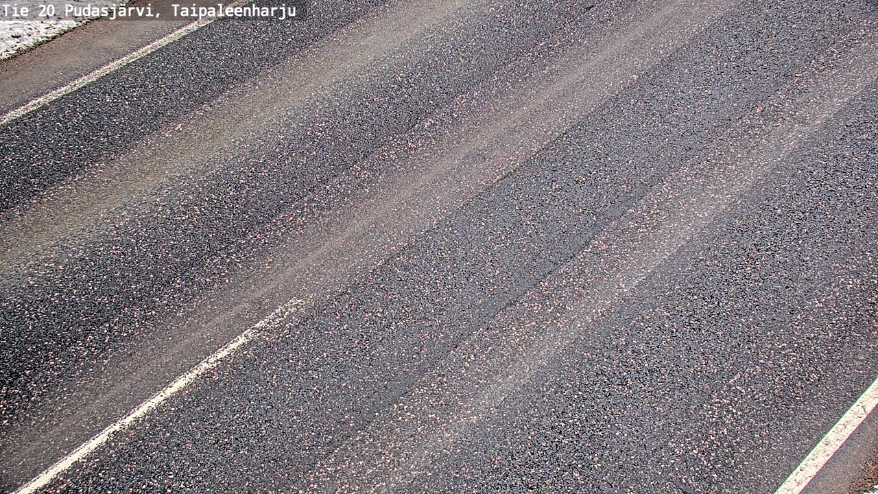 Kelikamerat Kuva Tie 20 Pudasjärvi, Taipaleenharju, Pudasjärvi, Pohjois-Pohjanmaa