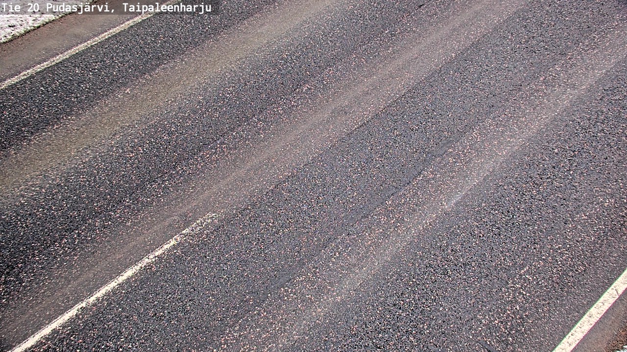 Kelikamerat Kuva Tie 20 Pudasjärvi, Taipaleenharju, Pudasjärvi, Pohjois-Pohjanmaa