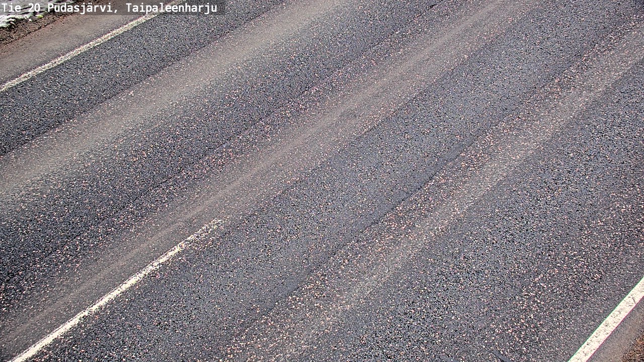 Kelikamerat Kuva Tie 20 Pudasjärvi, Taipaleenharju, Pudasjärvi, Pohjois-Pohjanmaa