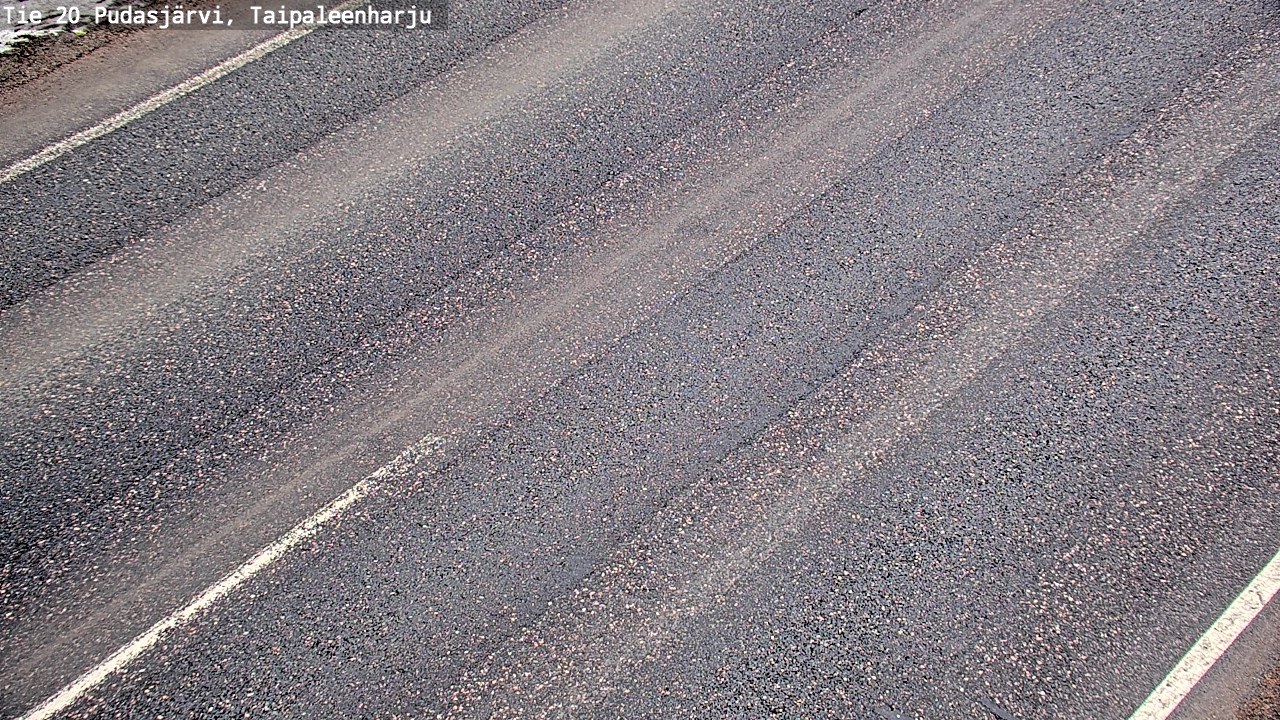 Kelikamerat Kuva Tie 20 Pudasjärvi, Taipaleenharju, Pudasjärvi, Pohjois-Pohjanmaa