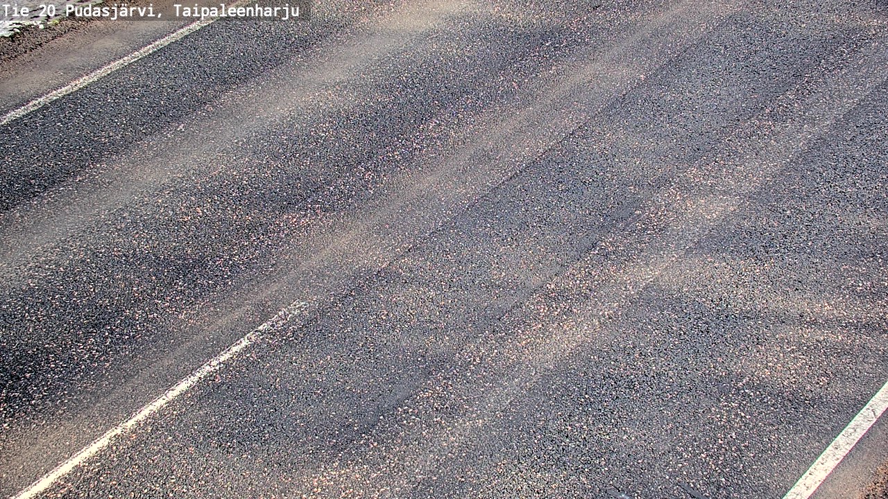 Kelikamerat Kuva Tie 20 Pudasjärvi, Taipaleenharju, Pudasjärvi, Pohjois-Pohjanmaa