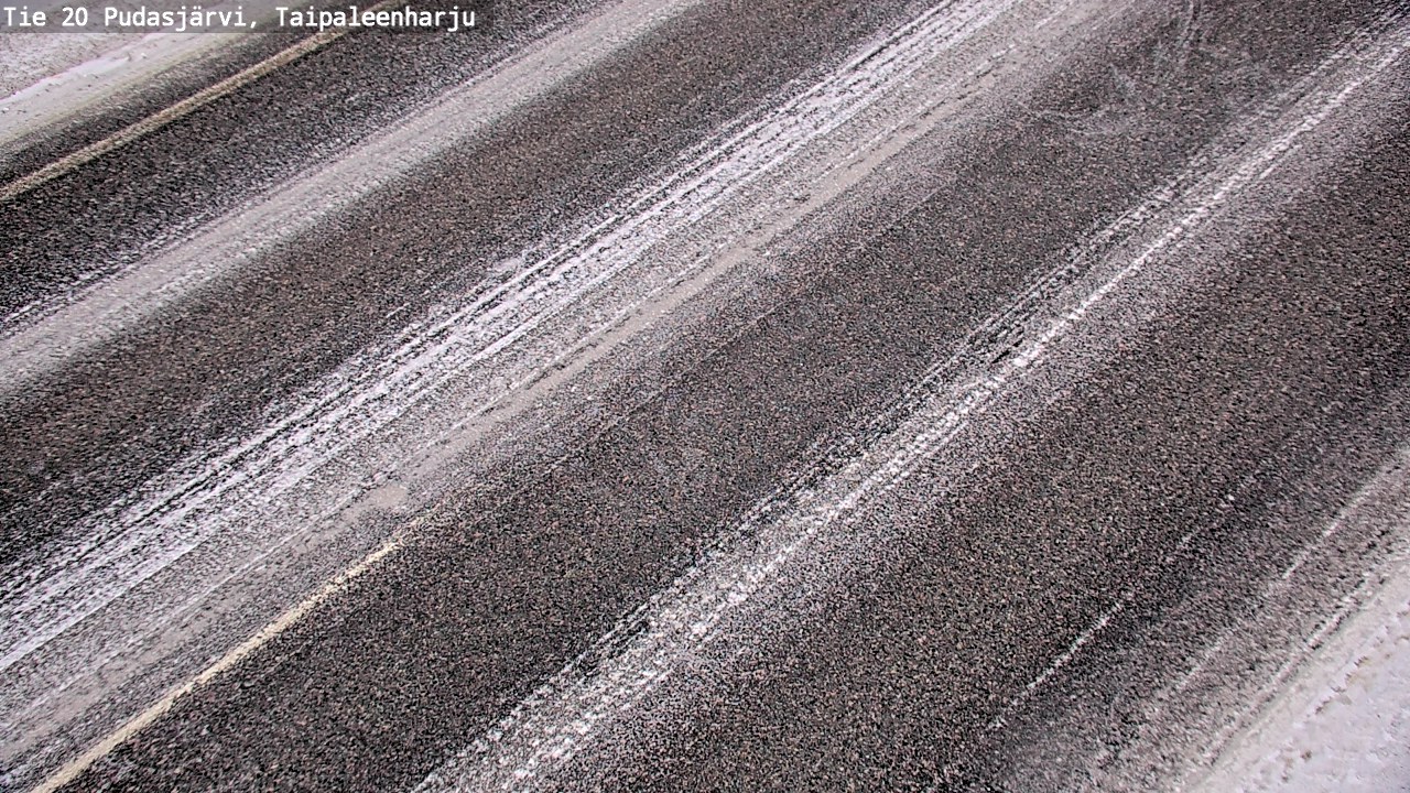 Kelikamerat Kuva Tie 20 Pudasjärvi, Taipaleenharju, Pudasjärvi, Pohjois-Pohjanmaa