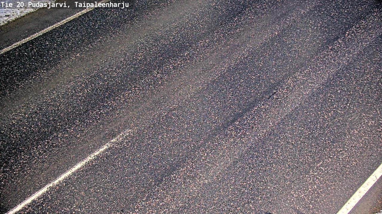 Kelikamerat Kuva Tie 20 Pudasjärvi, Taipaleenharju, Pudasjärvi, Pohjois-Pohjanmaa