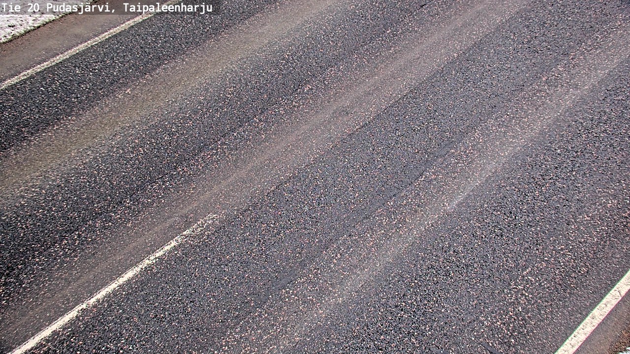 Kelikamerat Kuva Tie 20 Pudasjärvi, Taipaleenharju, Pudasjärvi, Pohjois-Pohjanmaa