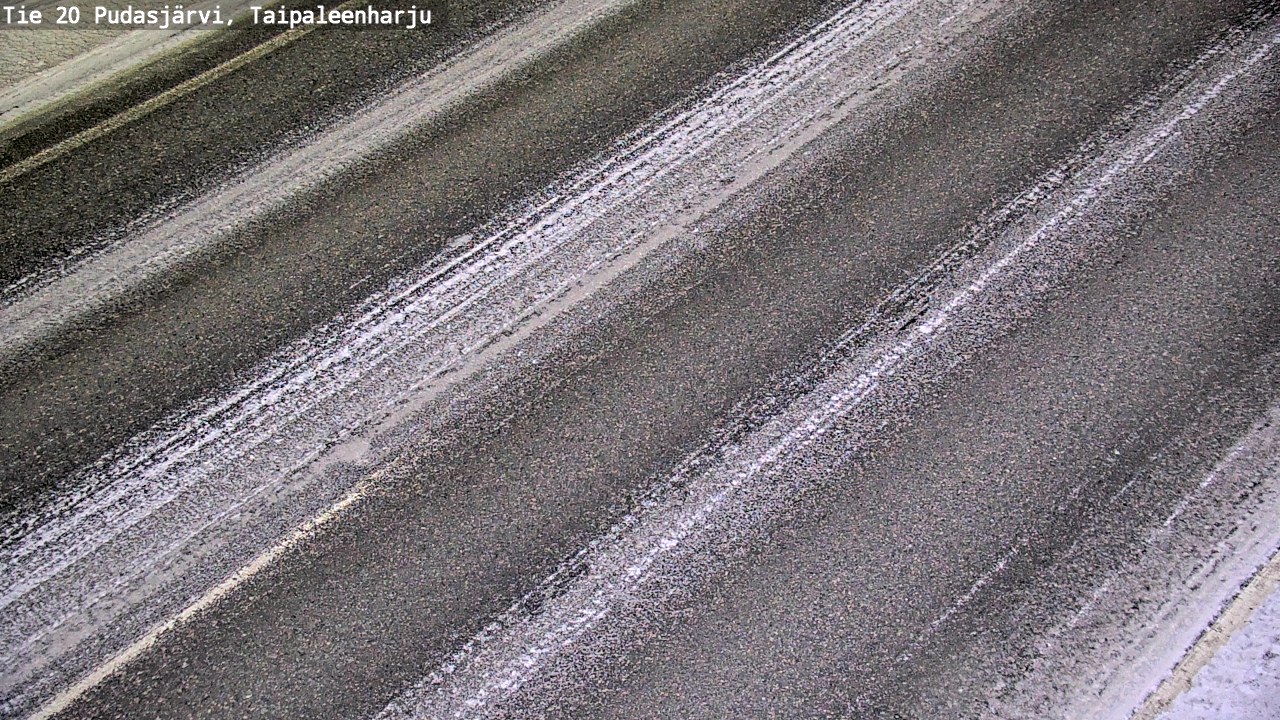 Kelikamerat Kuva Tie 20 Pudasjärvi, Taipaleenharju, Pudasjärvi, Pohjois-Pohjanmaa
