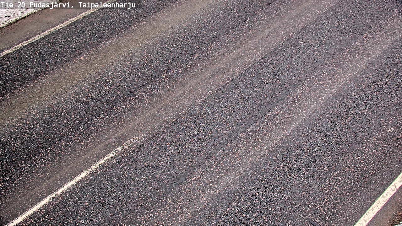 Kelikamerat Kuva Tie 20 Pudasjärvi, Taipaleenharju, Pudasjärvi, Pohjois-Pohjanmaa