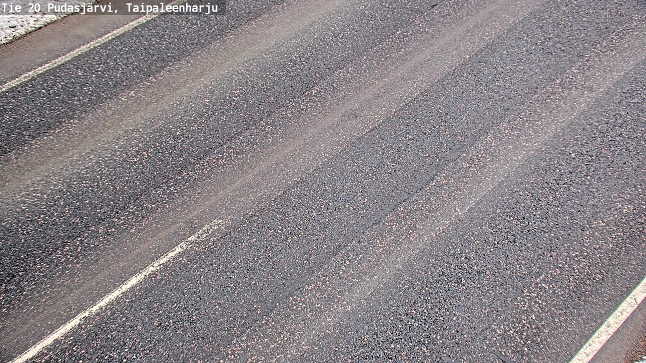 Kelikamerat Kuva Tie 20 Pudasjärvi, Taipaleenharju, Pudasjärvi, Pohjois-Pohjanmaa
