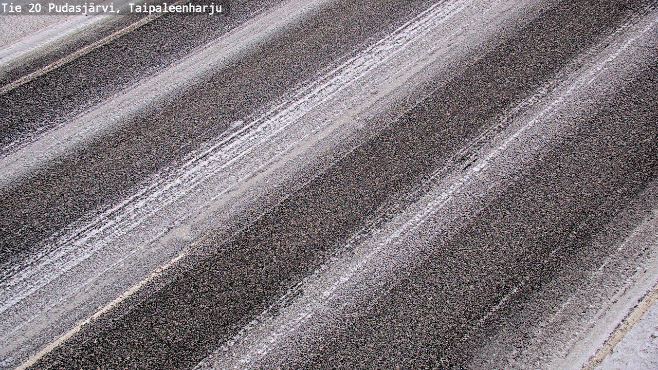 Kelikamerat Kuva Tie 20 Pudasjärvi, Taipaleenharju, Pudasjärvi, Pohjois-Pohjanmaa