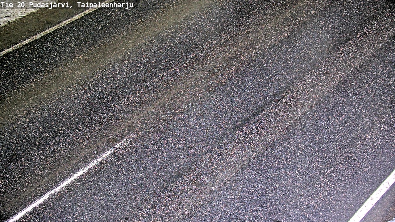 Kelikamerat Kuva Tie 20 Pudasjärvi, Taipaleenharju, Pudasjärvi, Pohjois-Pohjanmaa