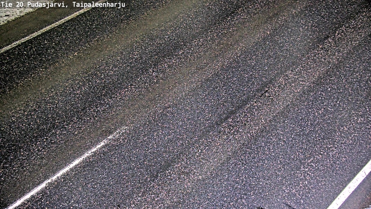 Kelikamerat Kuva Tie 20 Pudasjärvi, Taipaleenharju, Pudasjärvi, Pohjois-Pohjanmaa