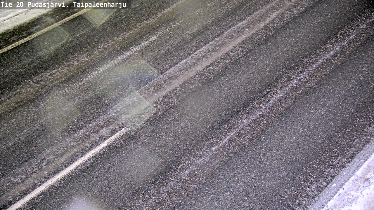 Weather Camera Image Väg 20 Pudasjärvi, Taipaleenharju, Pudasjärvi, Pohjois-Pohjanmaa