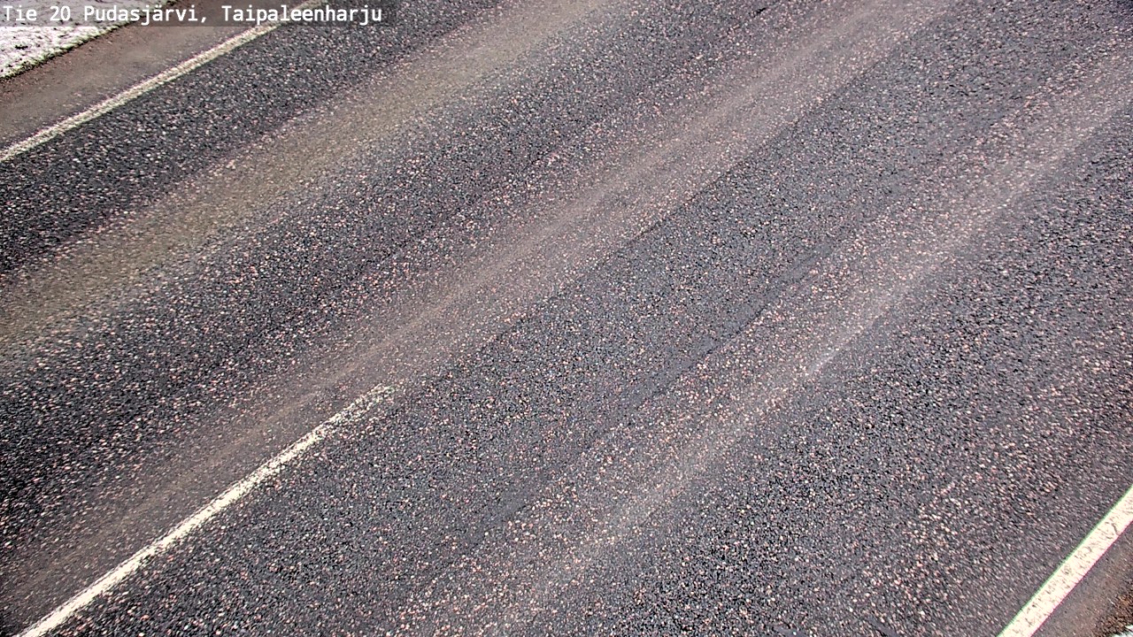 Kelikamerat Kuva Tie 20 Pudasjärvi, Taipaleenharju, Pudasjärvi, Pohjois-Pohjanmaa
