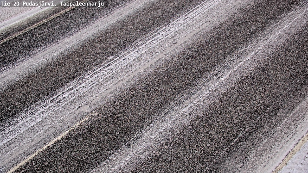 Kelikamerat Kuva Tie 20 Pudasjärvi, Taipaleenharju, Pudasjärvi, Pohjois-Pohjanmaa