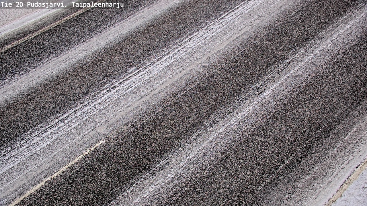 Kelikamerat Kuva Tie 20 Pudasjärvi, Taipaleenharju, Pudasjärvi, Pohjois-Pohjanmaa