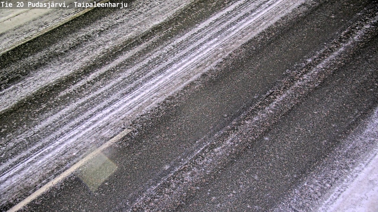 Weather Camera Image Väg 20 Pudasjärvi, Taipaleenharju, Pudasjärvi, Pohjois-Pohjanmaa