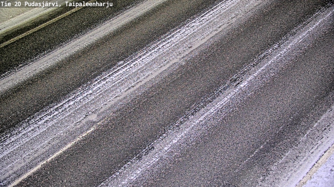 Kelikamerat Kuva Tie 20 Pudasjärvi, Taipaleenharju, Pudasjärvi, Pohjois-Pohjanmaa