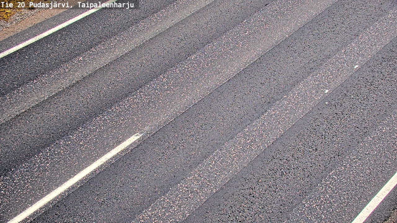 Kelikamerat Kuva Tie 20 Pudasjärvi, Taipaleenharju, Pudasjärvi, Pohjois-Pohjanmaa