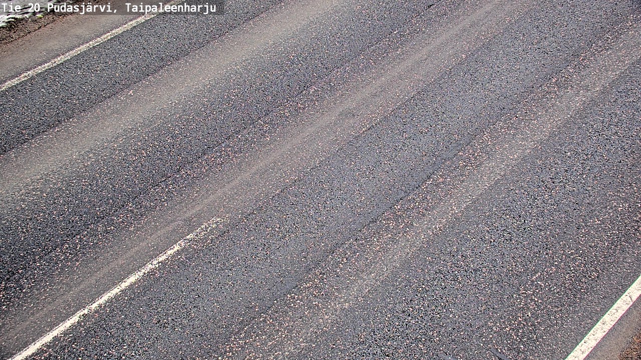 Kelikamerat Kuva Tie 20 Pudasjärvi, Taipaleenharju, Pudasjärvi, Pohjois-Pohjanmaa