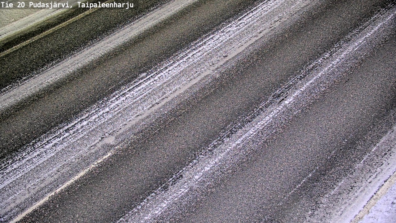 Kelikamerat Kuva Tie 20 Pudasjärvi, Taipaleenharju, Pudasjärvi, Pohjois-Pohjanmaa