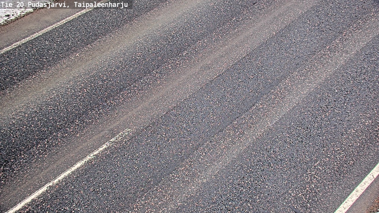 Kelikamerat Kuva Tie 20 Pudasjärvi, Taipaleenharju, Pudasjärvi, Pohjois-Pohjanmaa