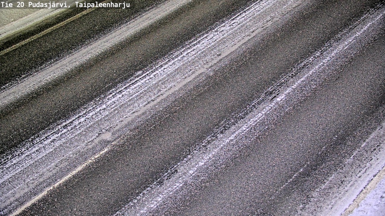 Kelikamerat Kuva Tie 20 Pudasjärvi, Taipaleenharju, Pudasjärvi, Pohjois-Pohjanmaa