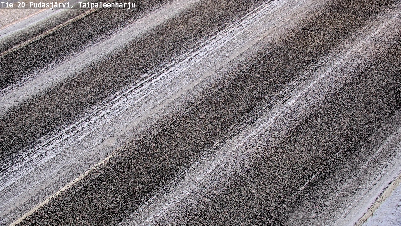 Kelikamerat Kuva Tie 20 Pudasjärvi, Taipaleenharju, Pudasjärvi, Pohjois-Pohjanmaa