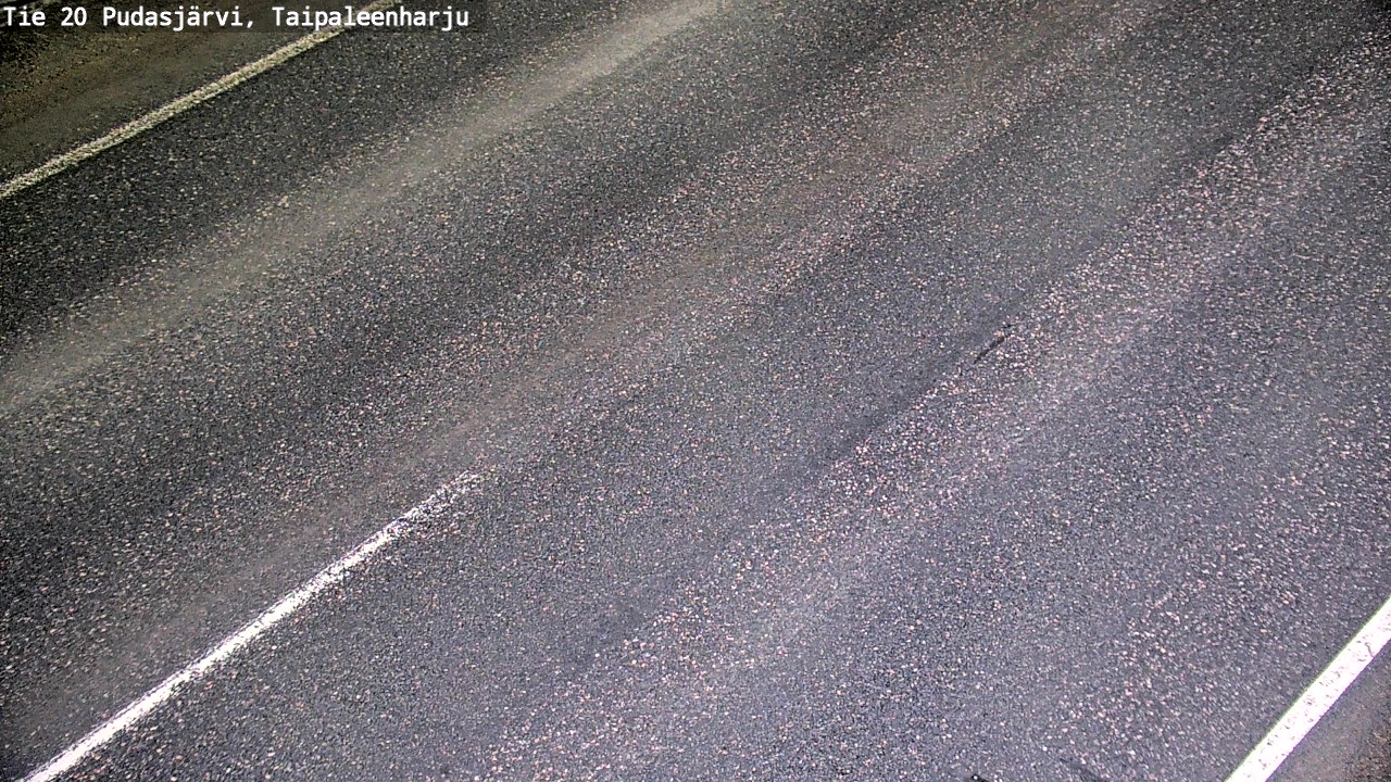 Weather Camera Image Road 20 Pudasjärvi, Taipaleenharju, Pudasjärvi, Pohjois-Pohjanmaa