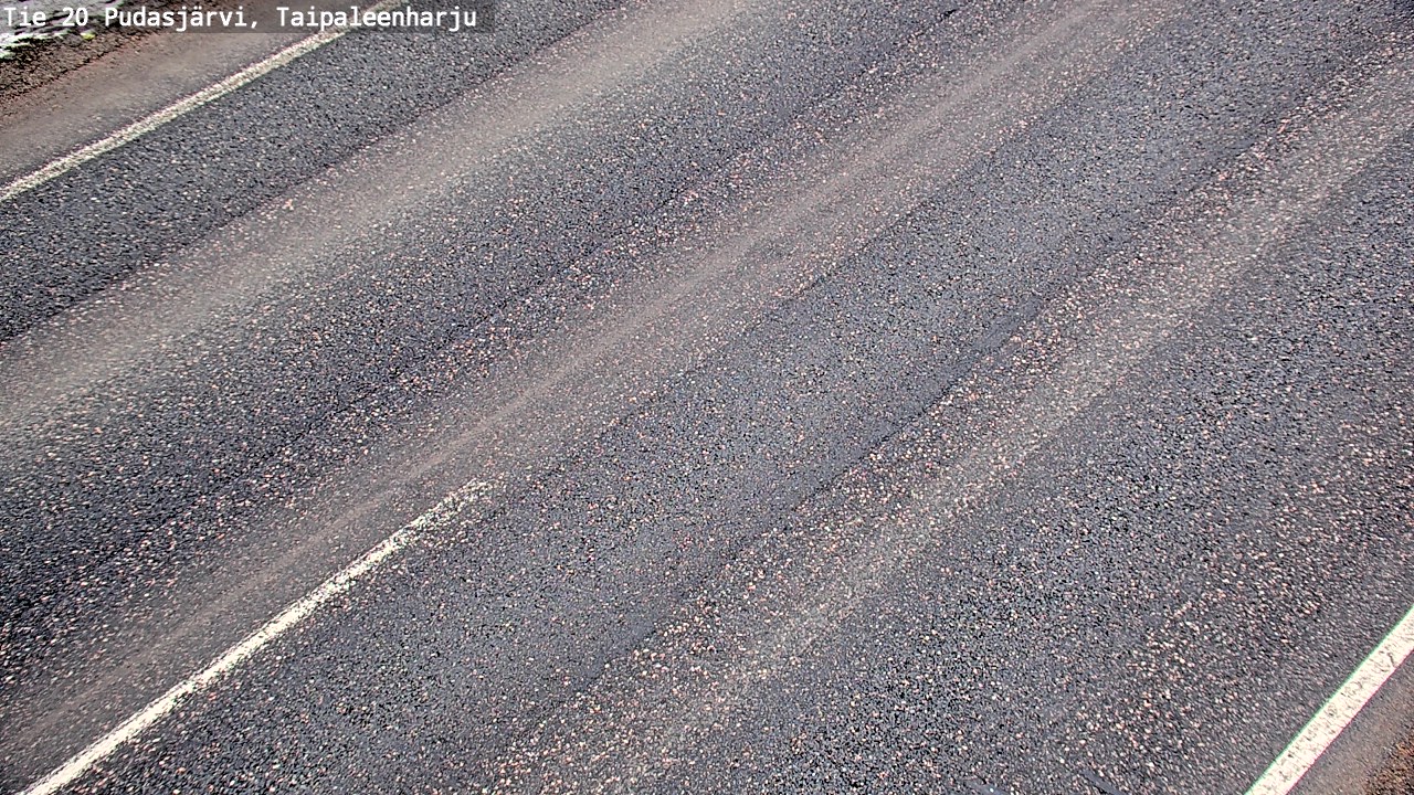 Kelikamerat Kuva Tie 20 Pudasjärvi, Taipaleenharju, Pudasjärvi, Pohjois-Pohjanmaa