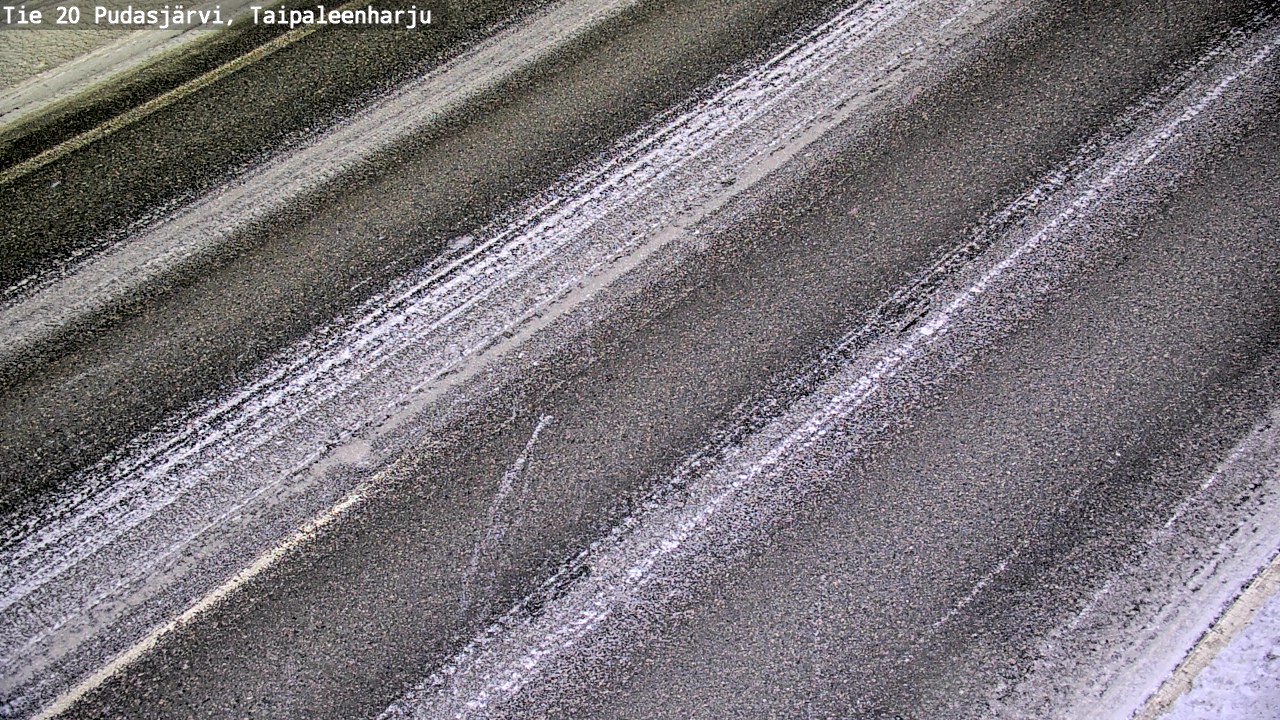 Kelikamerat Kuva Tie 20 Pudasjärvi, Taipaleenharju, Pudasjärvi, Pohjois-Pohjanmaa