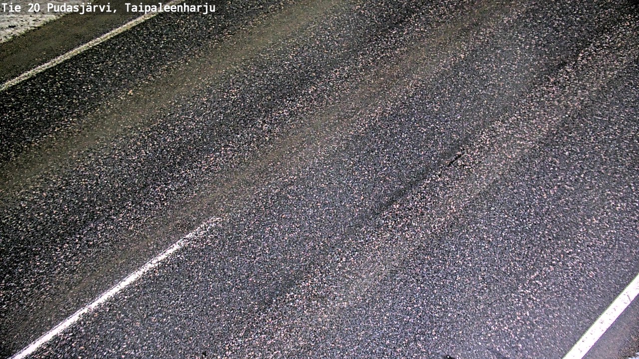 Kelikamerat Kuva Tie 20 Pudasjärvi, Taipaleenharju, Pudasjärvi, Pohjois-Pohjanmaa