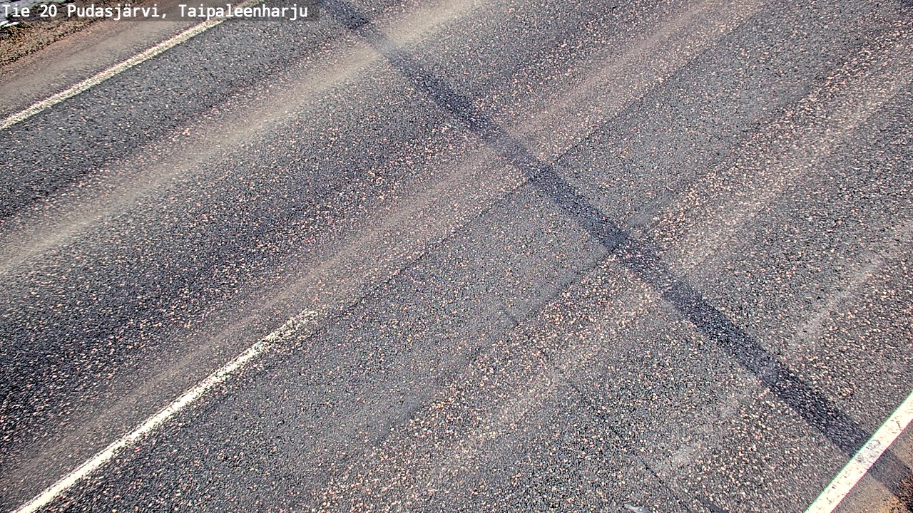 Kelikamerat Kuva Tie 20 Pudasjärvi, Taipaleenharju, Pudasjärvi, Pohjois-Pohjanmaa