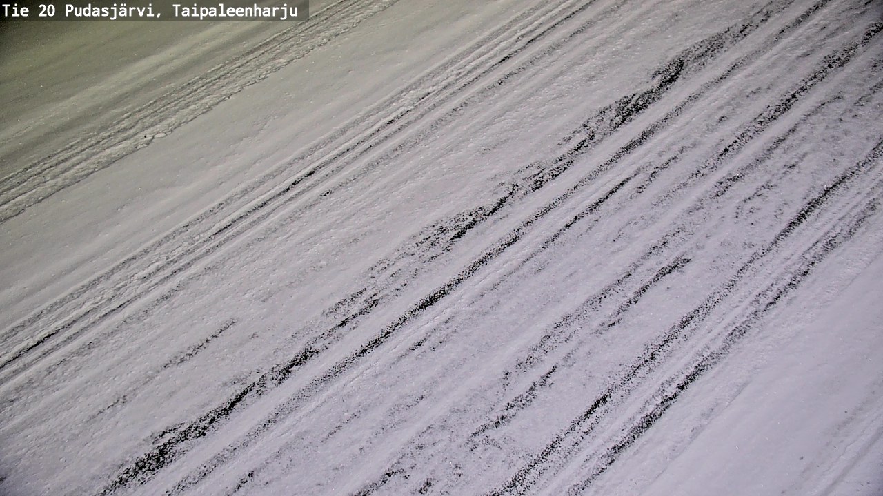 Kelikamerat Kuva Tie 20 Pudasjärvi, Taipaleenharju, Pudasjärvi, Pohjois-Pohjanmaa